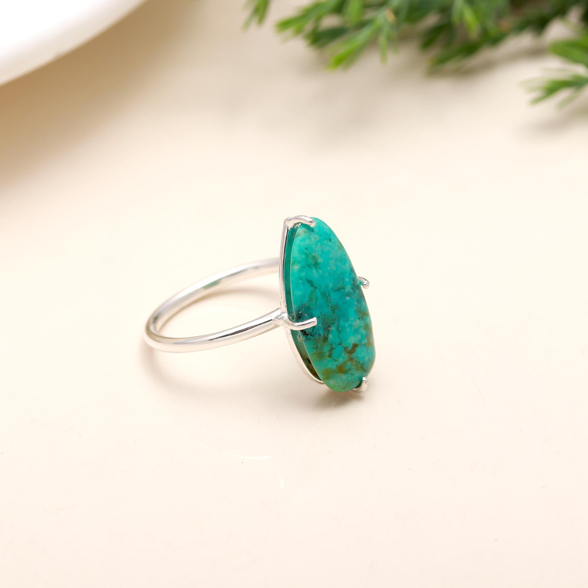 925 Sterling Silver Turquoise Ring