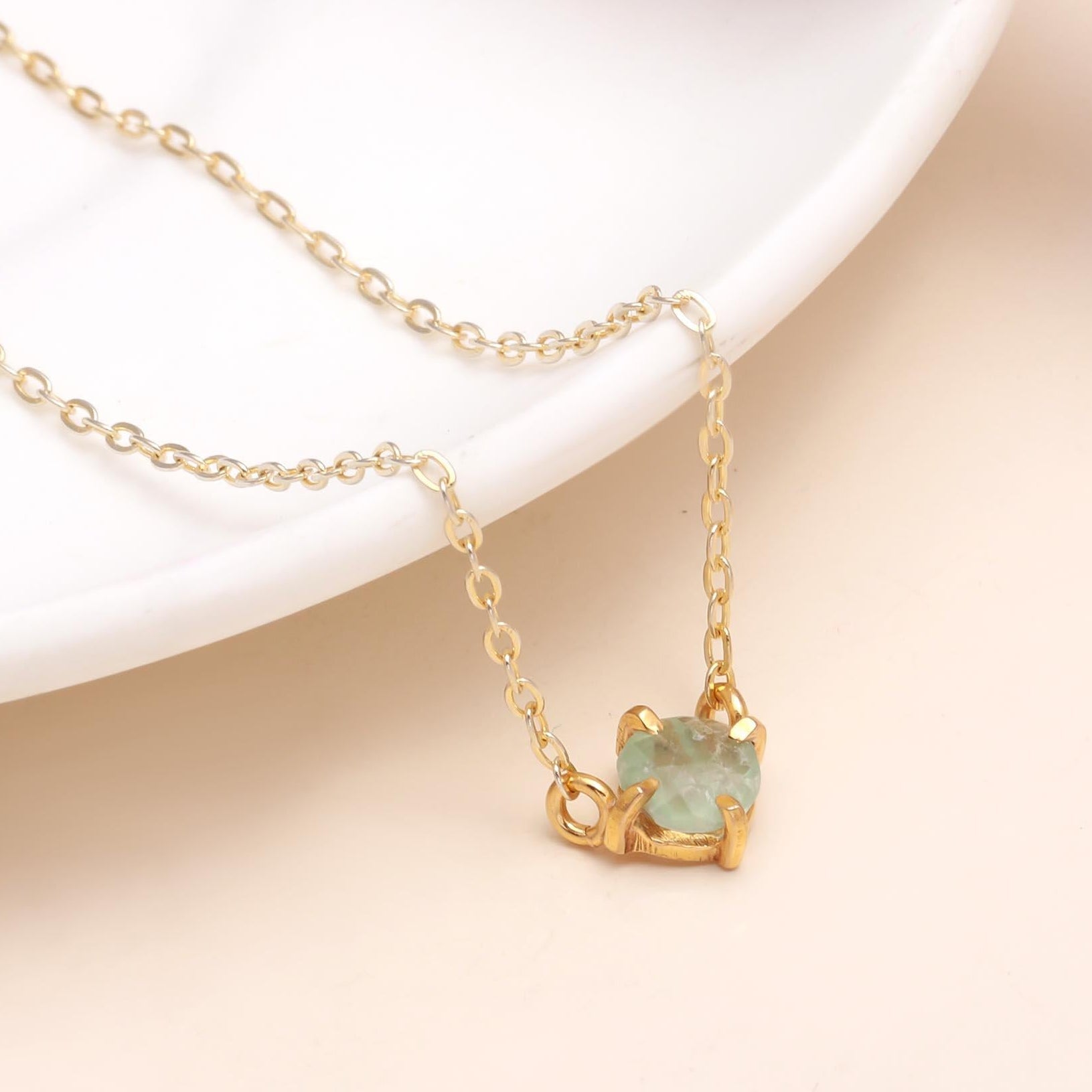 The Earth Nugget: Minimalist Gold Pendant Necklace