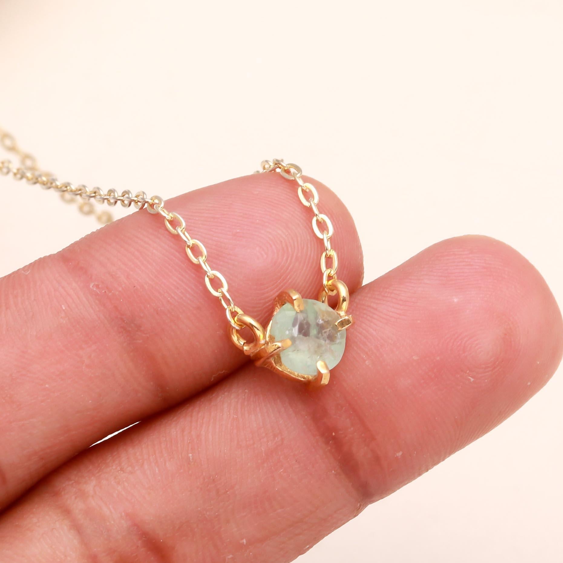 The Earth Nugget: Minimalist Gold Pendant Necklace