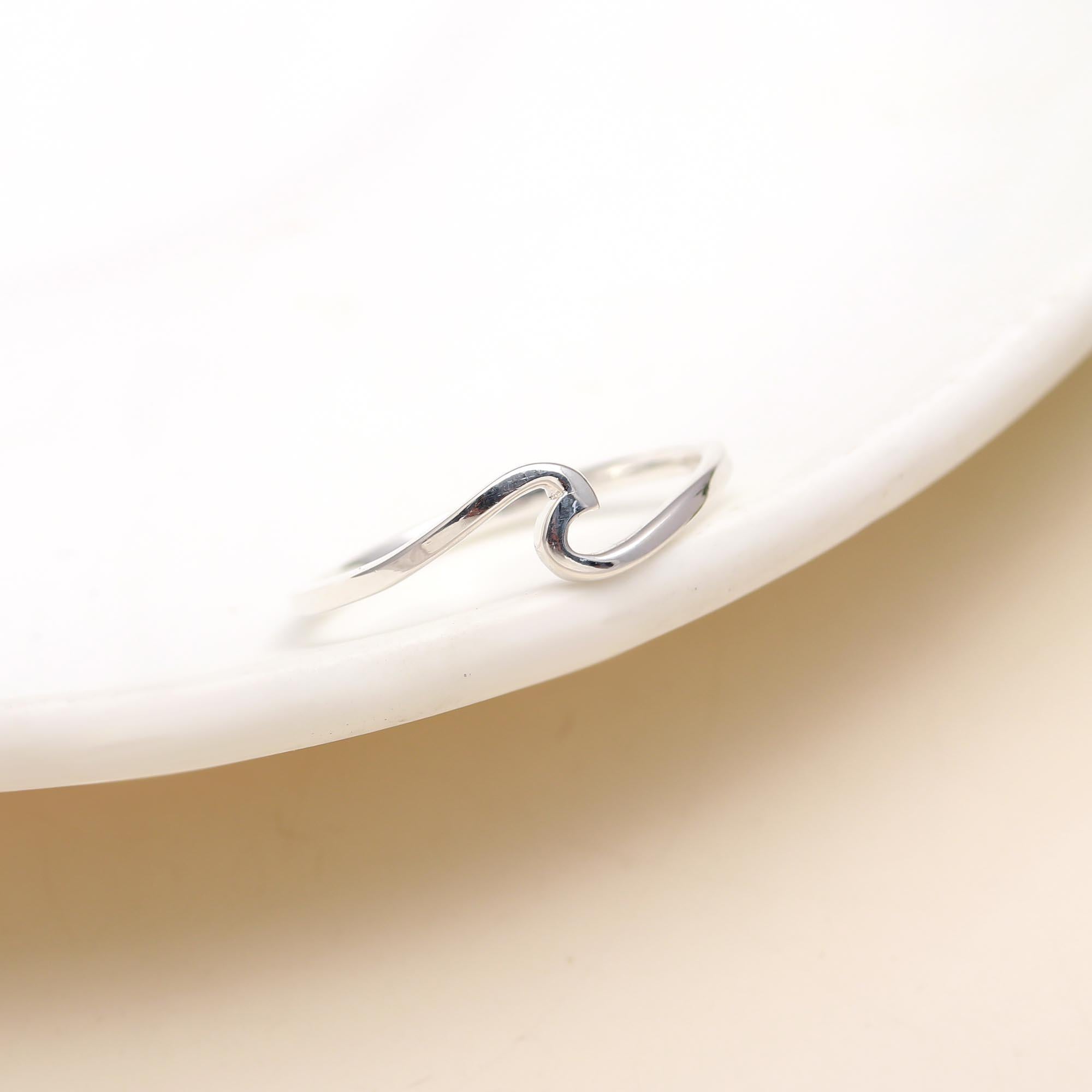 925 Silver Wave Ring