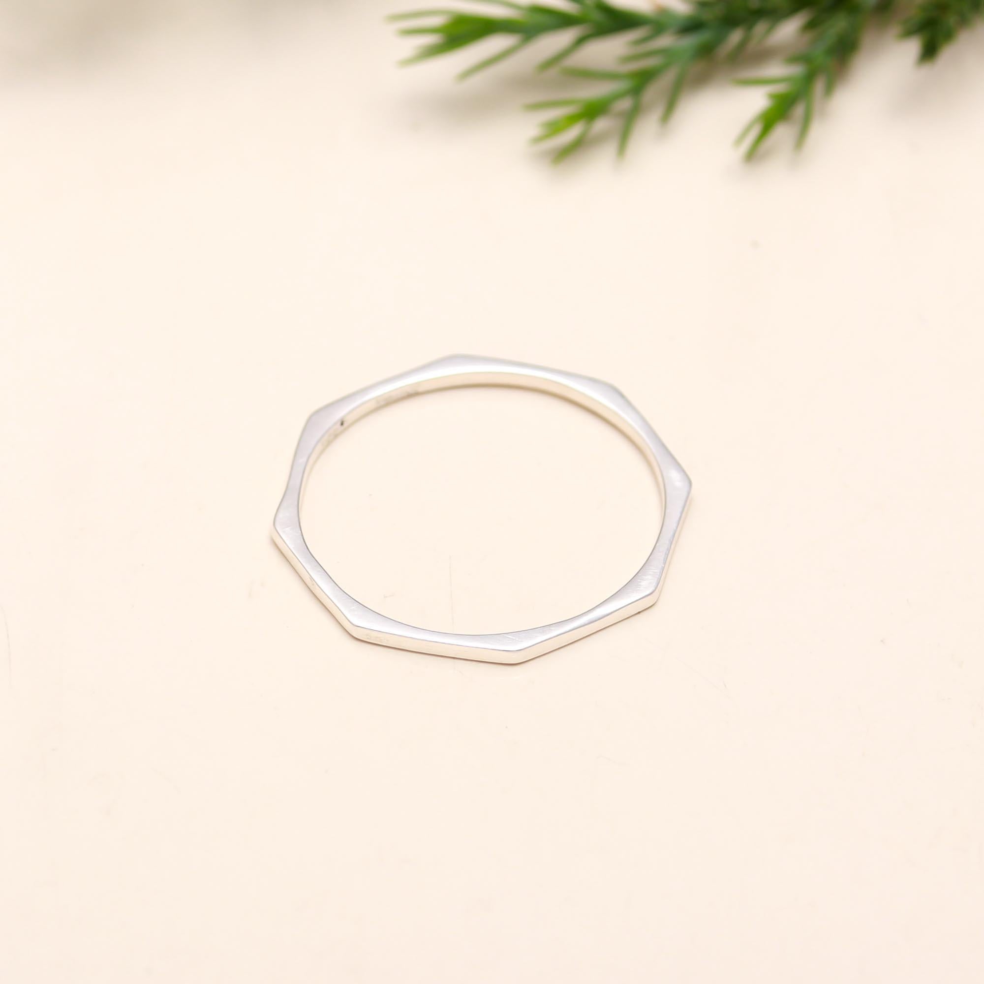 925 Silver Thin Stacking Ring