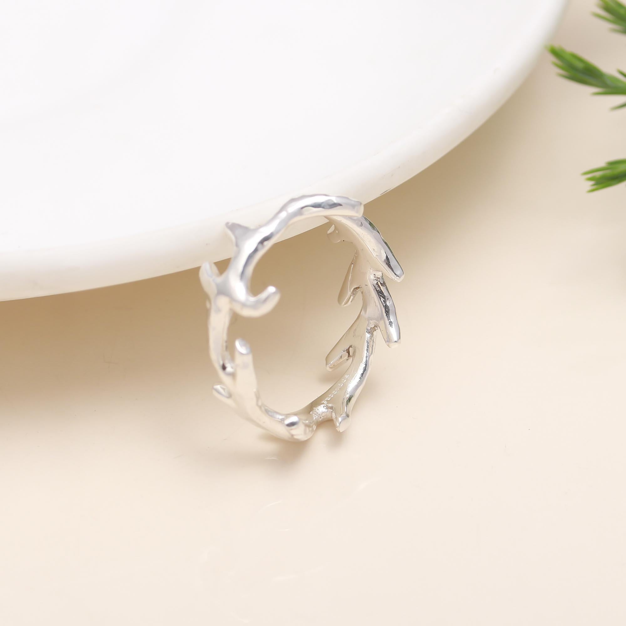 Solid 925 Sterling Silver Plain Ring