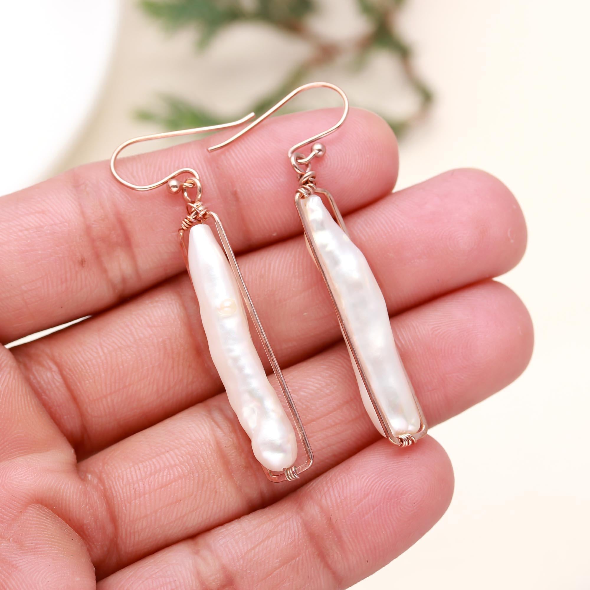 925 Sterling Silver Freshwater Pearl Earrings