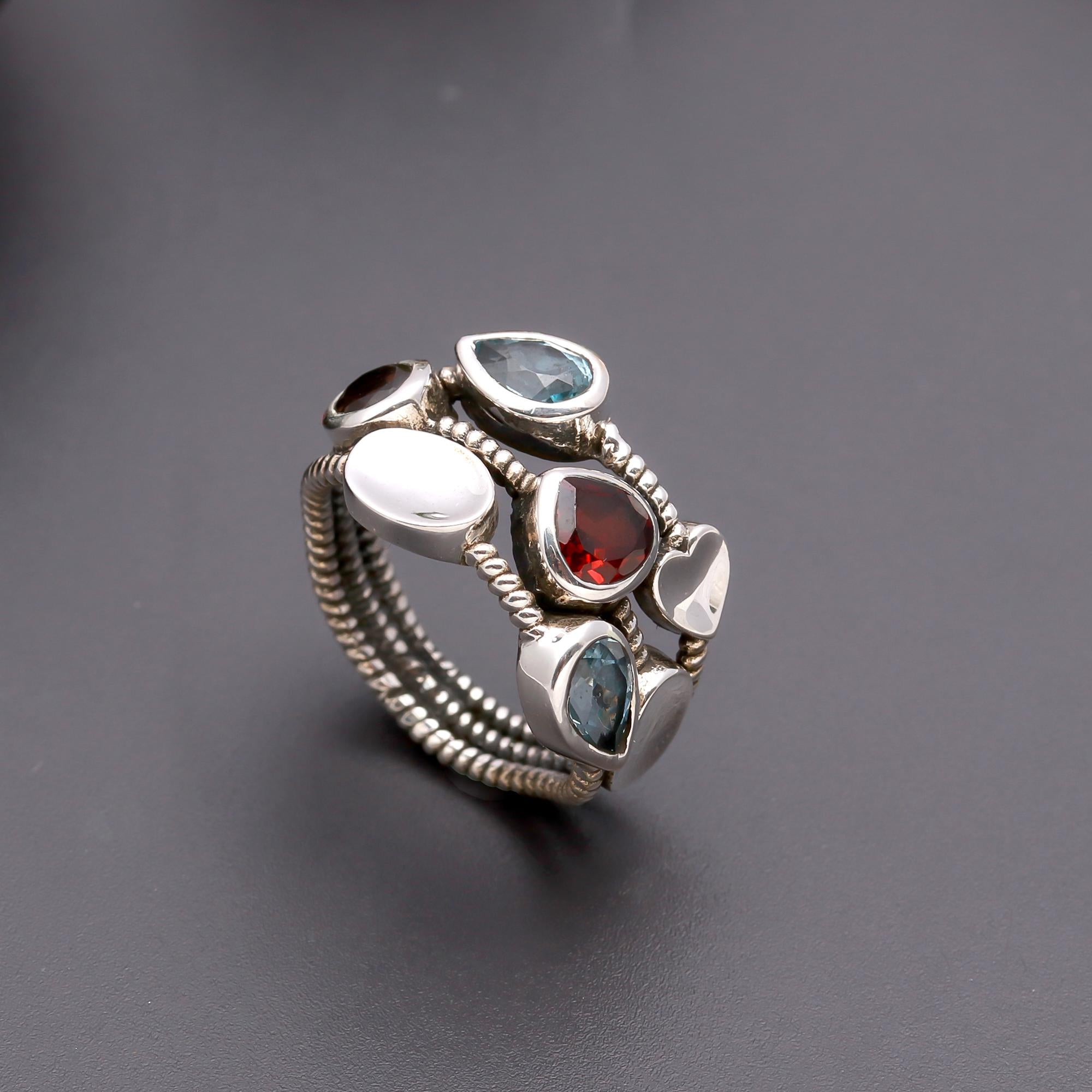 925 Silver Designer Statement Ring