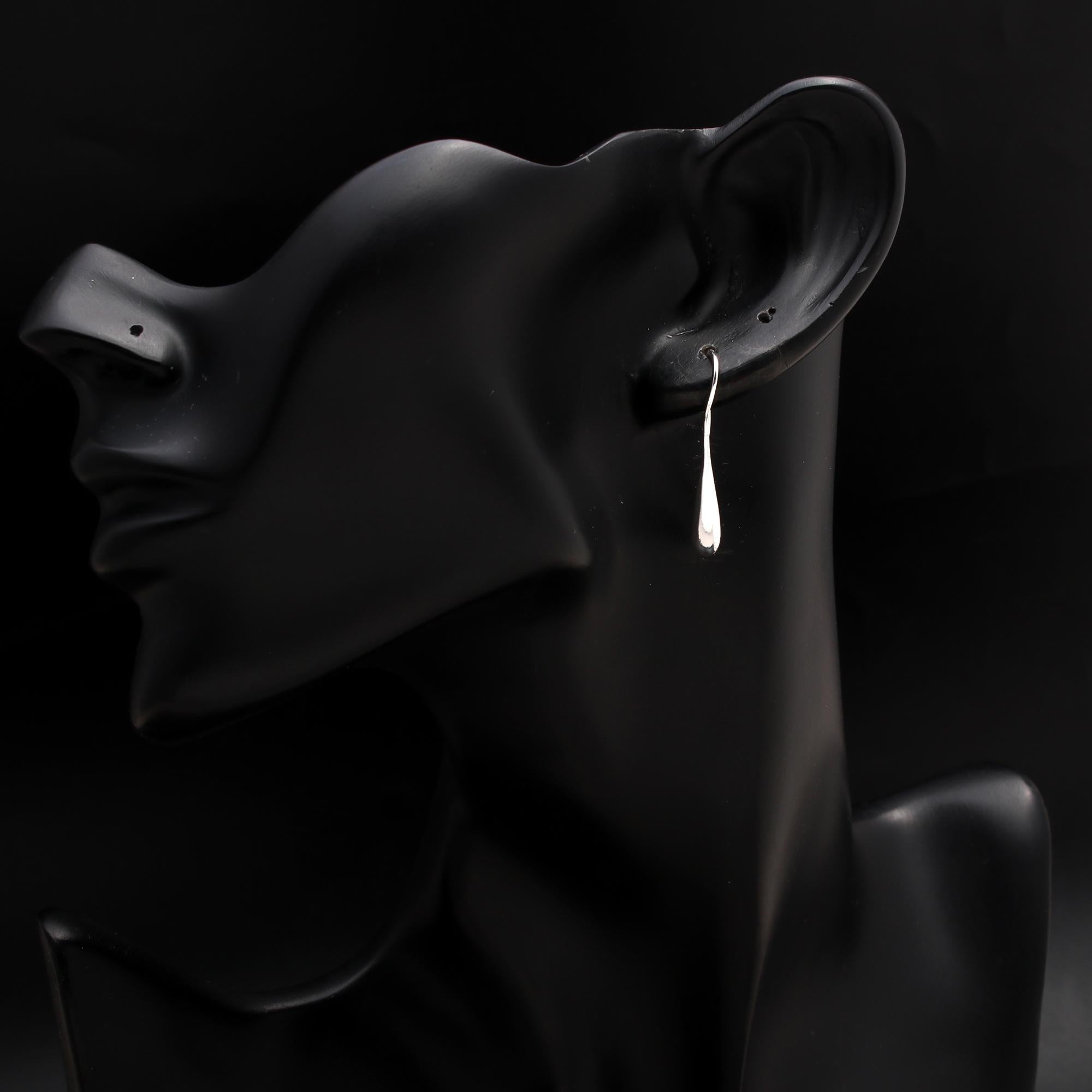 925 Silver Teardrop Dangle Earrings