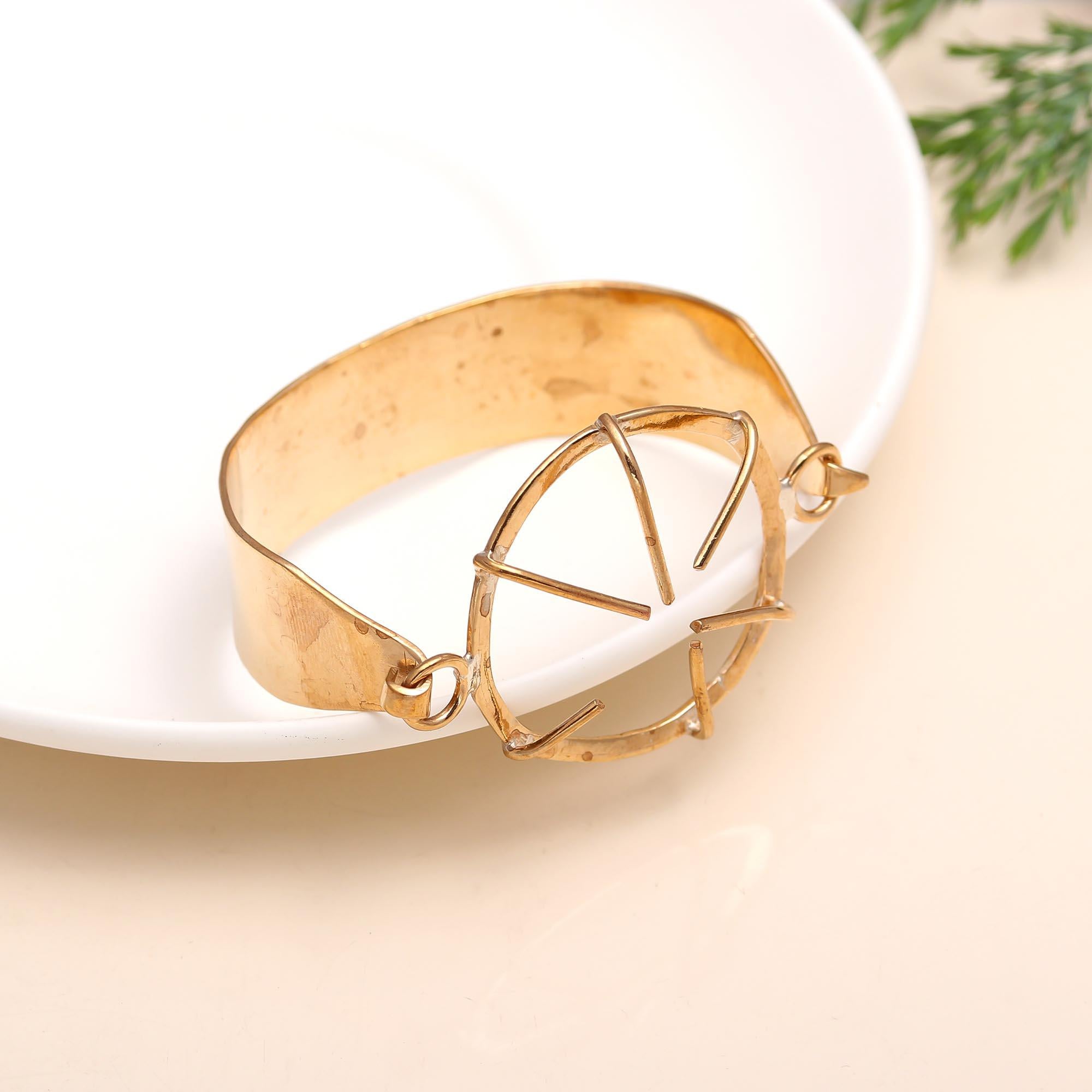 925 Silver Sun Open Cuff Bracelet