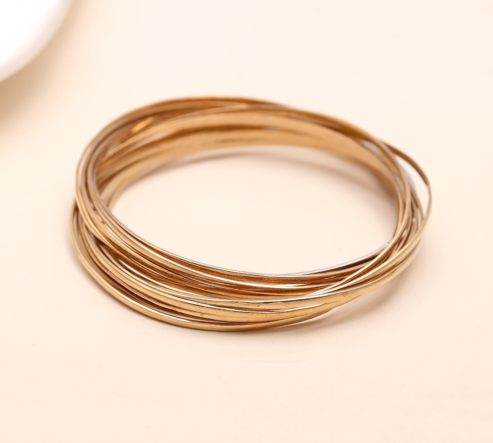 925 Silver Multi-Bangle Bracelet