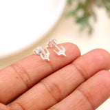 925 Sterling Silver Cactus Stud Earrings Push Backs