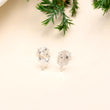 925 Sterling Silver Cactus Stud Earrings Push Backs