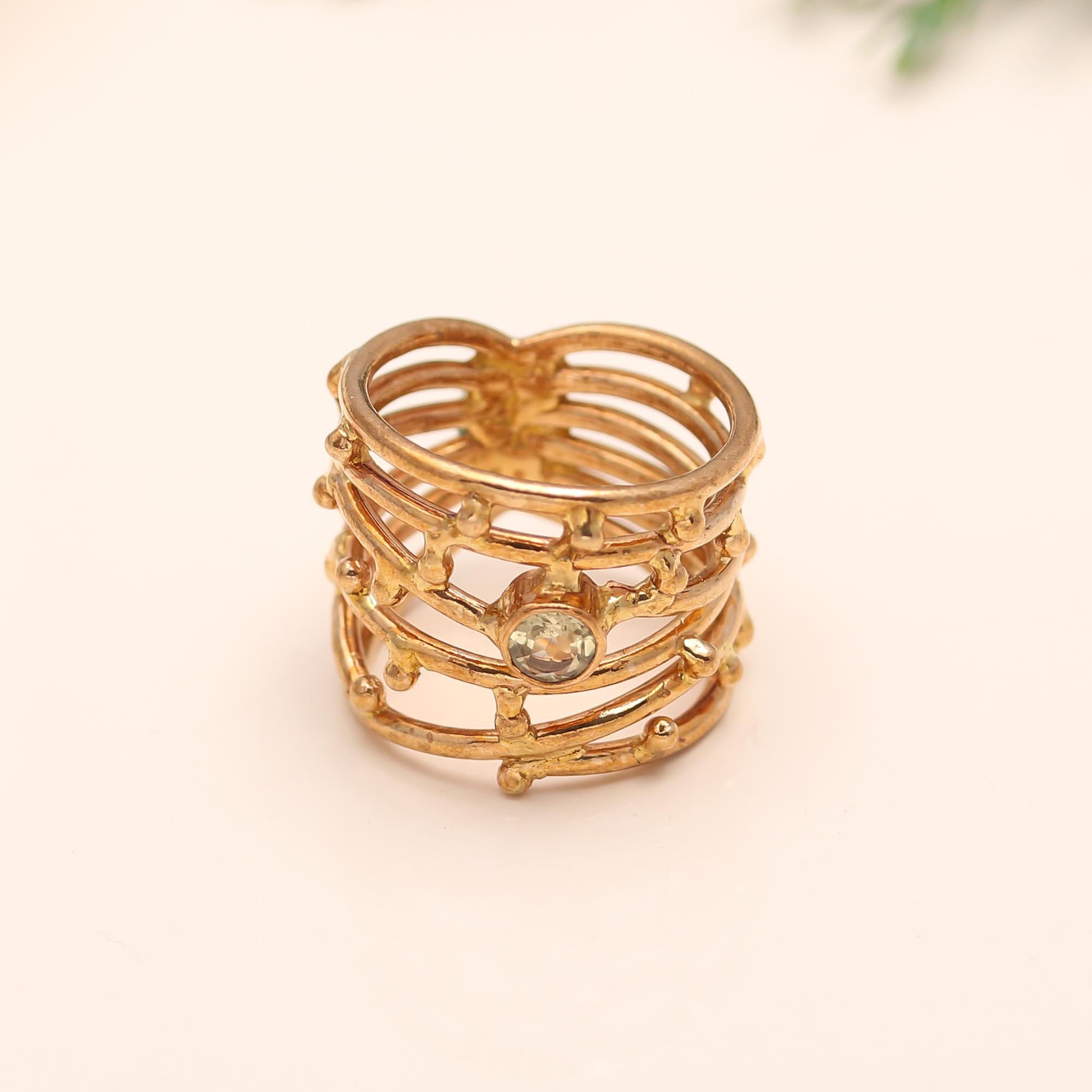 925 Silver Textured Band Ring