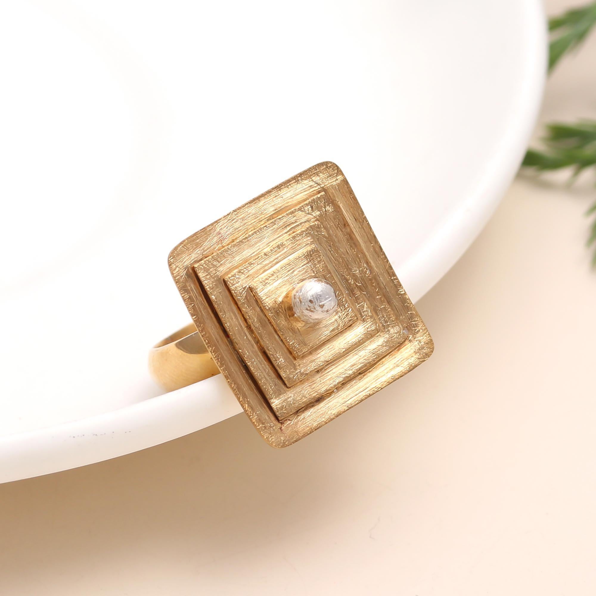 925 Silver Geometric Ring