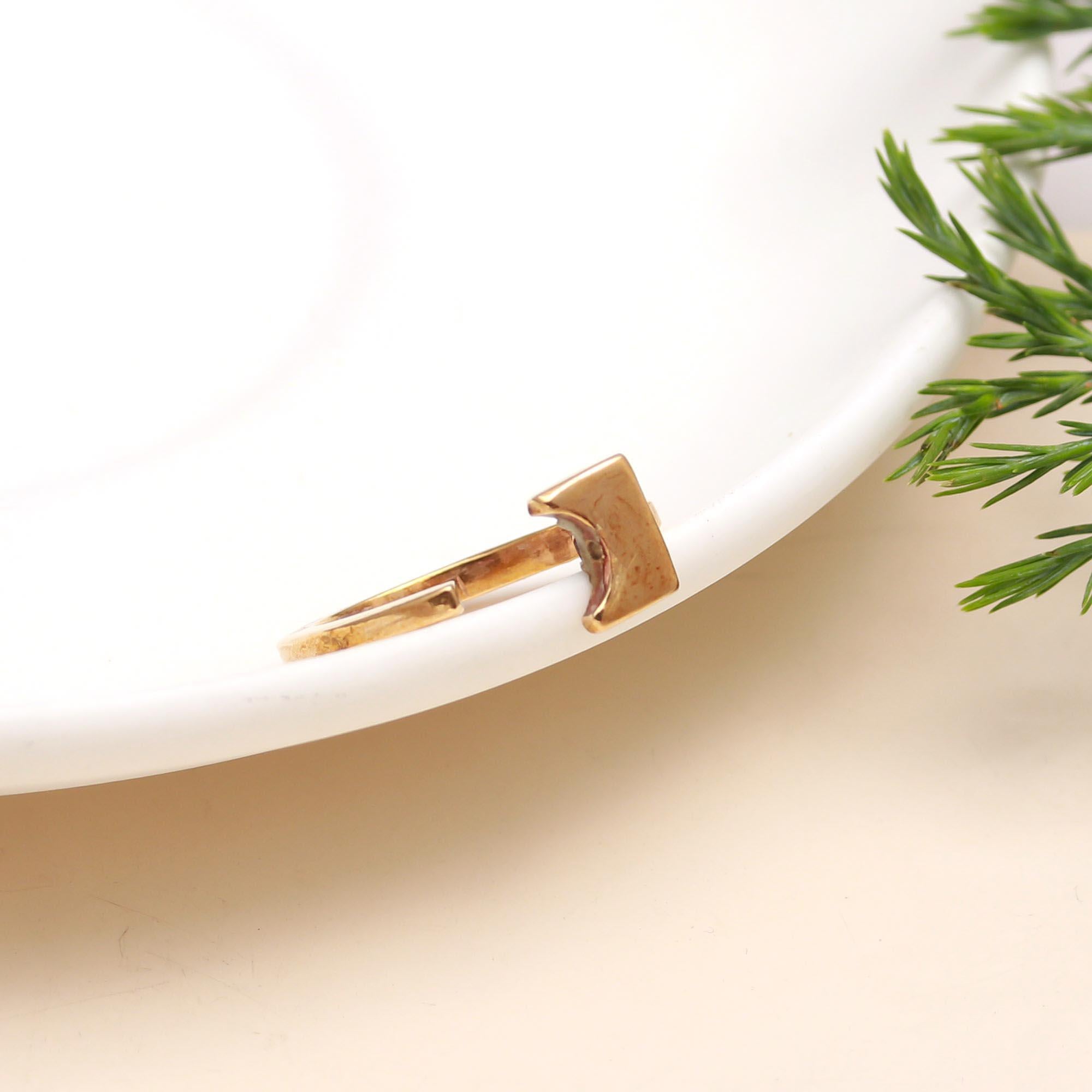 925 Silver Bar Open Ring