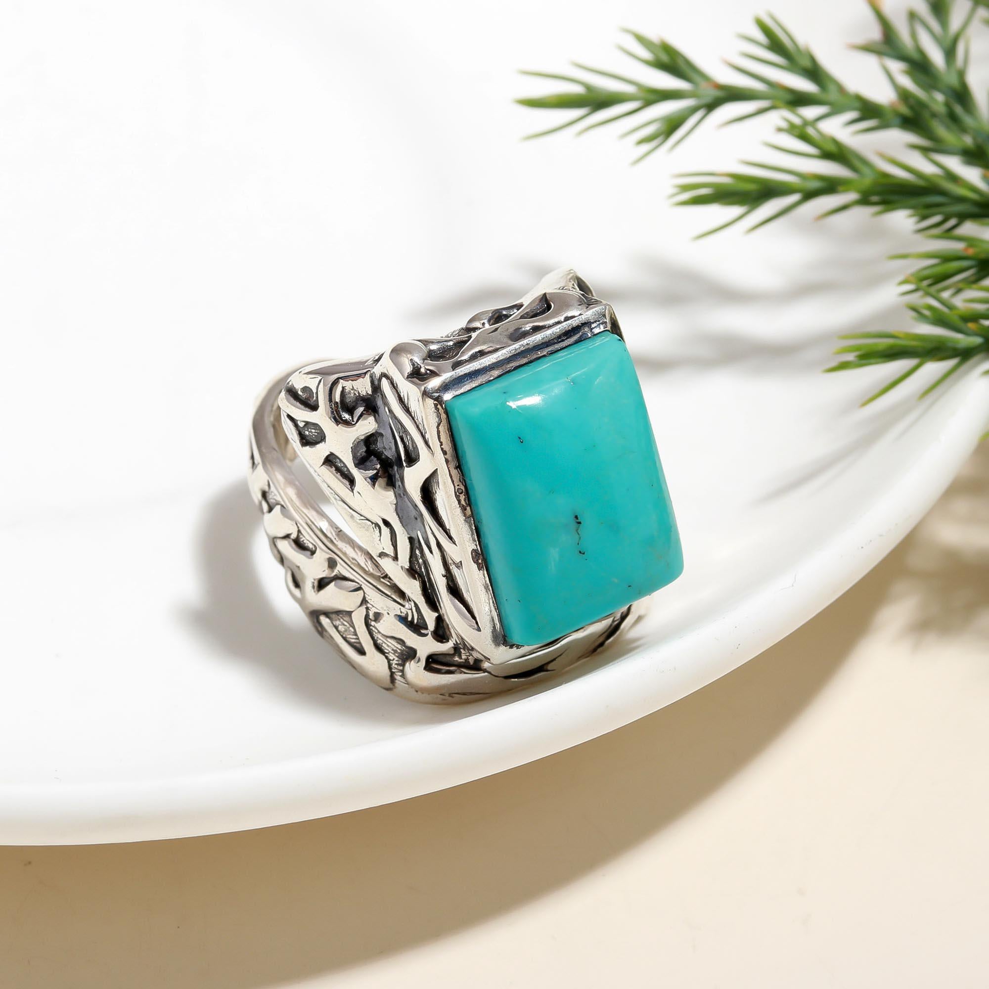 925 Silver Turquoise Ring