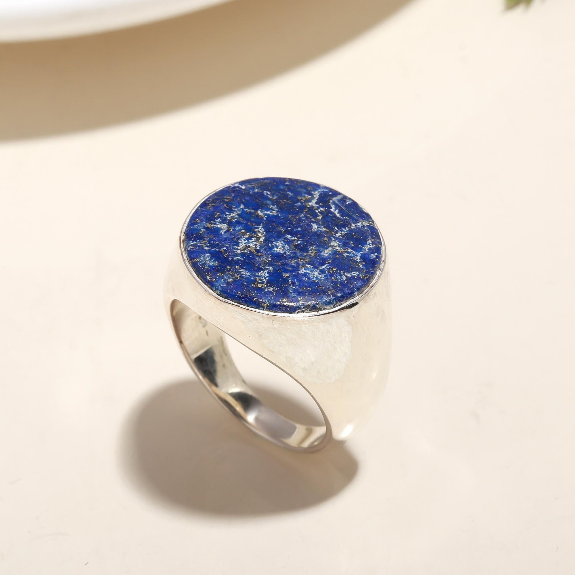 925 Silver Lapis Lazuli Ring