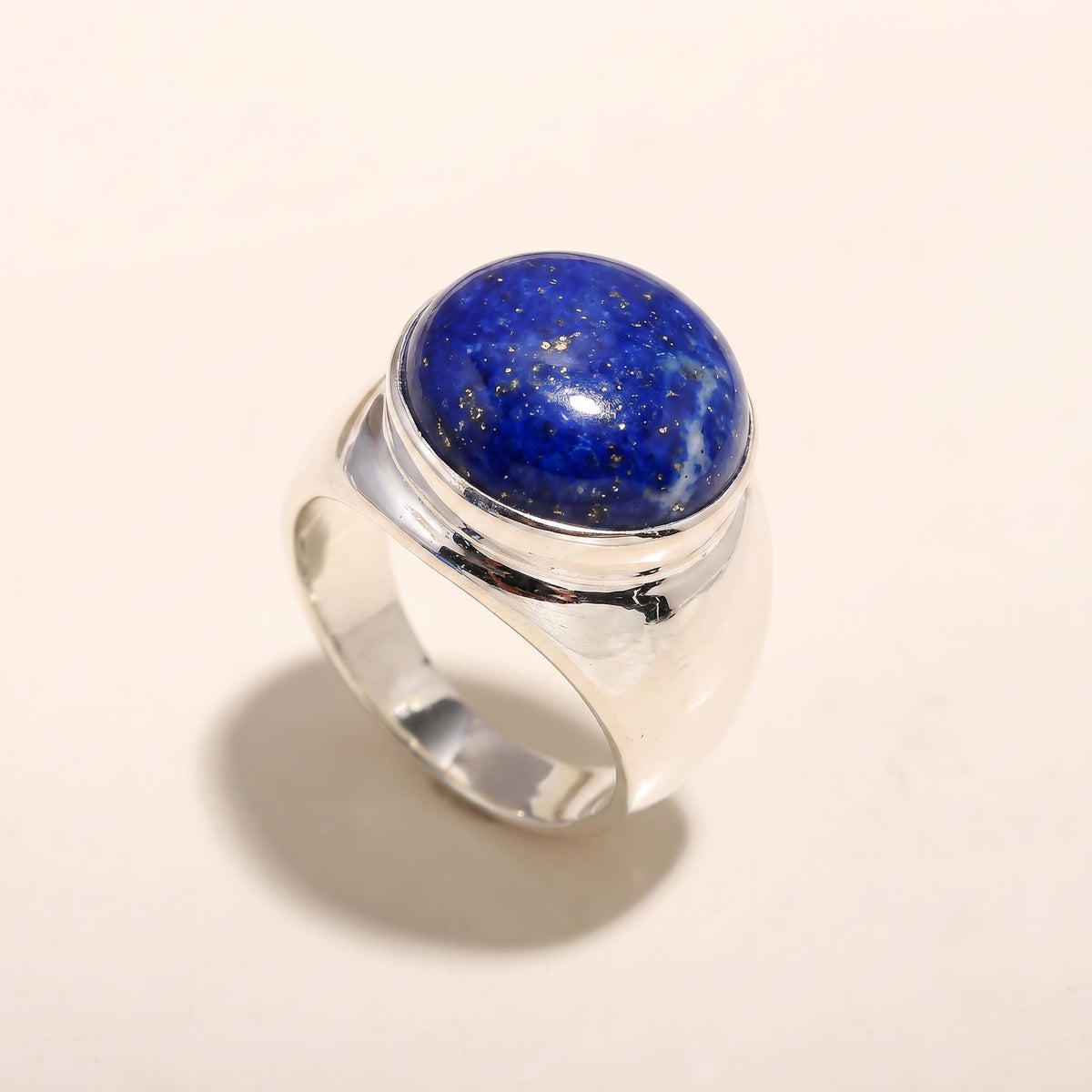 925 Silver Blue Chalcedony Ring