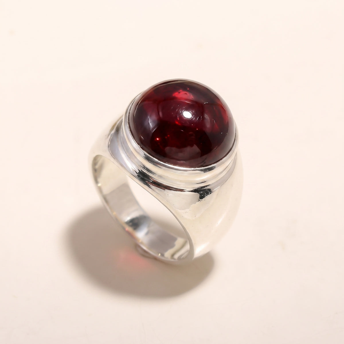 925 Silver Blue Chalcedony Ring