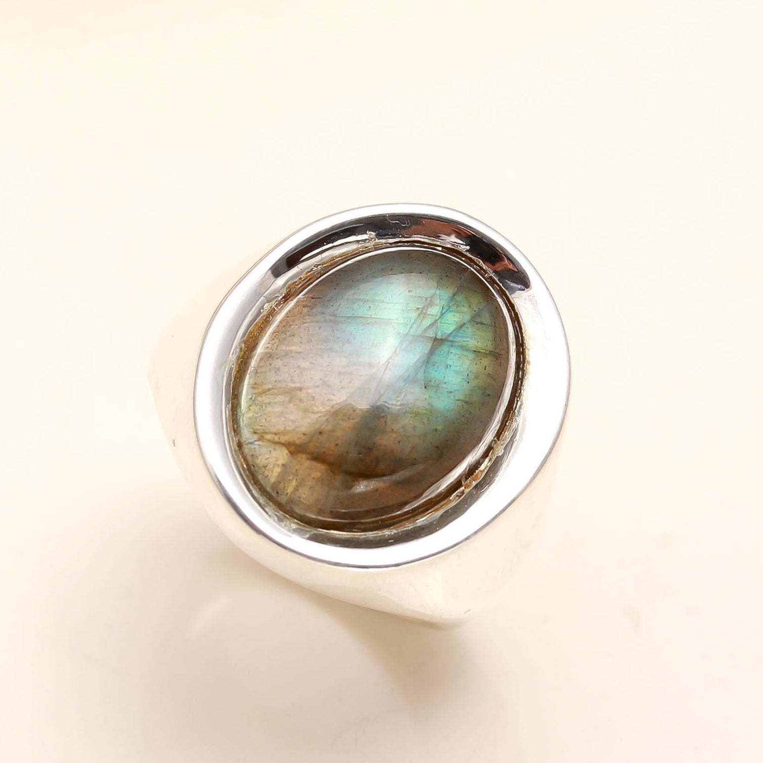 925 Silver Labradorite Ring