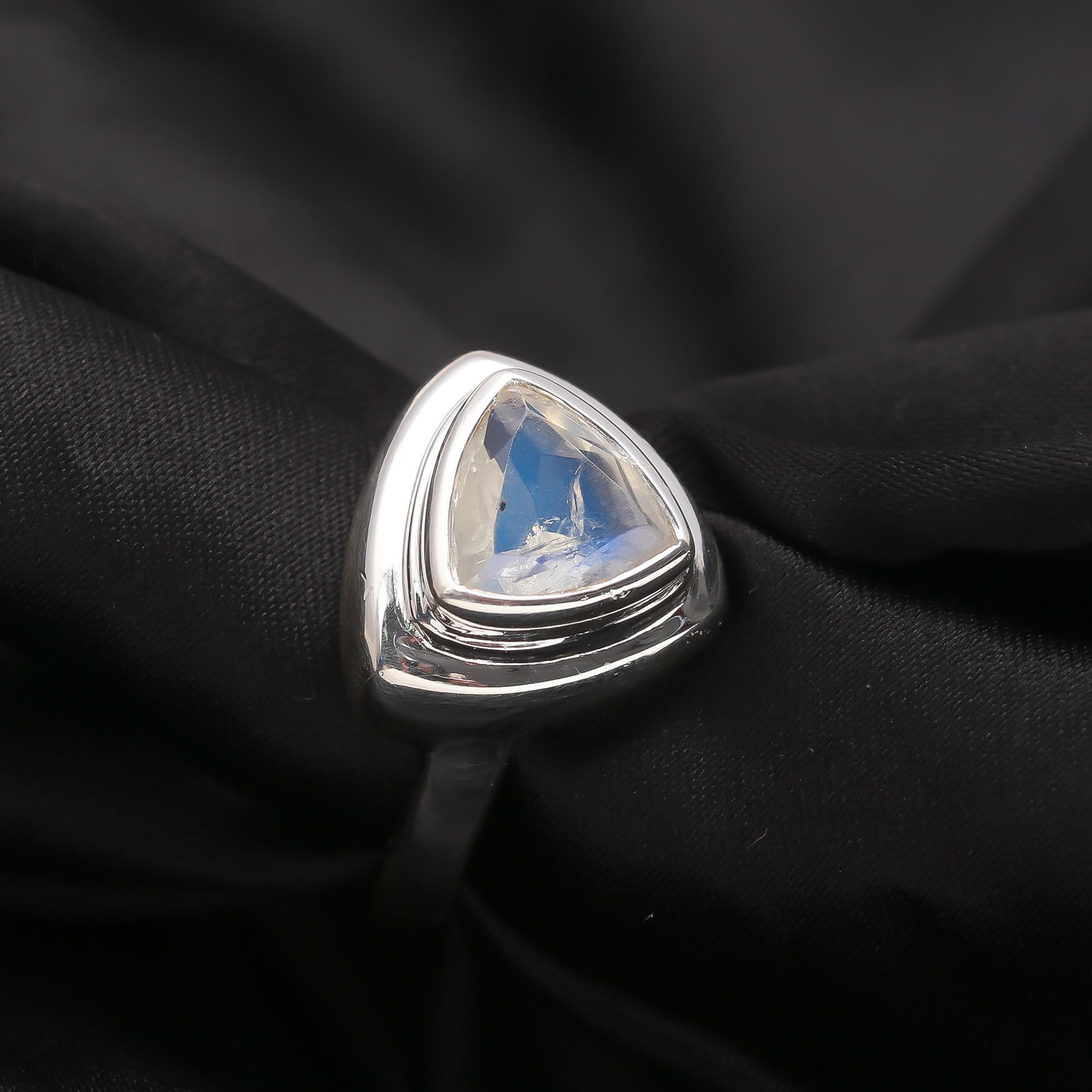 925 Silver Moonstone Ring