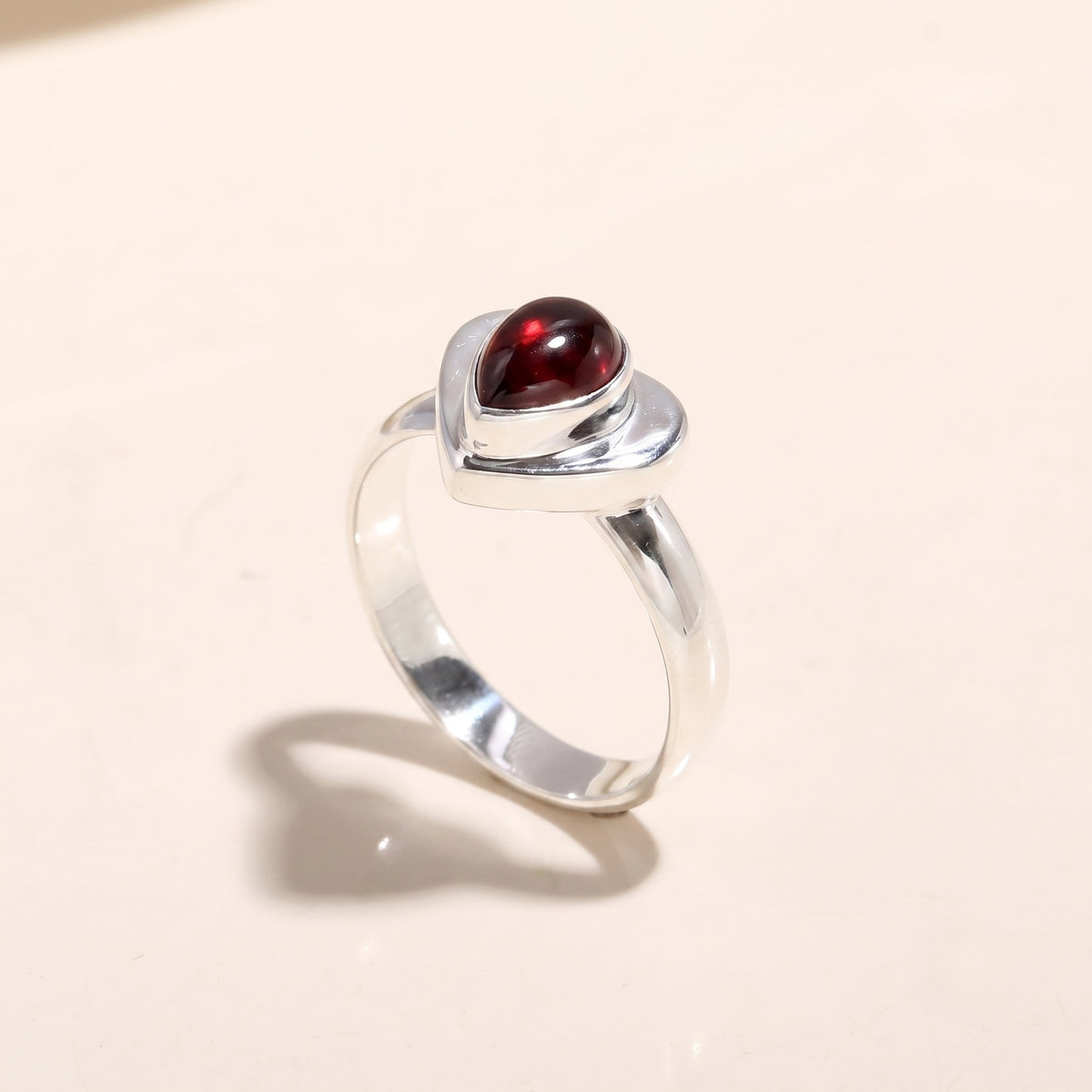 925 Sterling Silver Citrine Ring