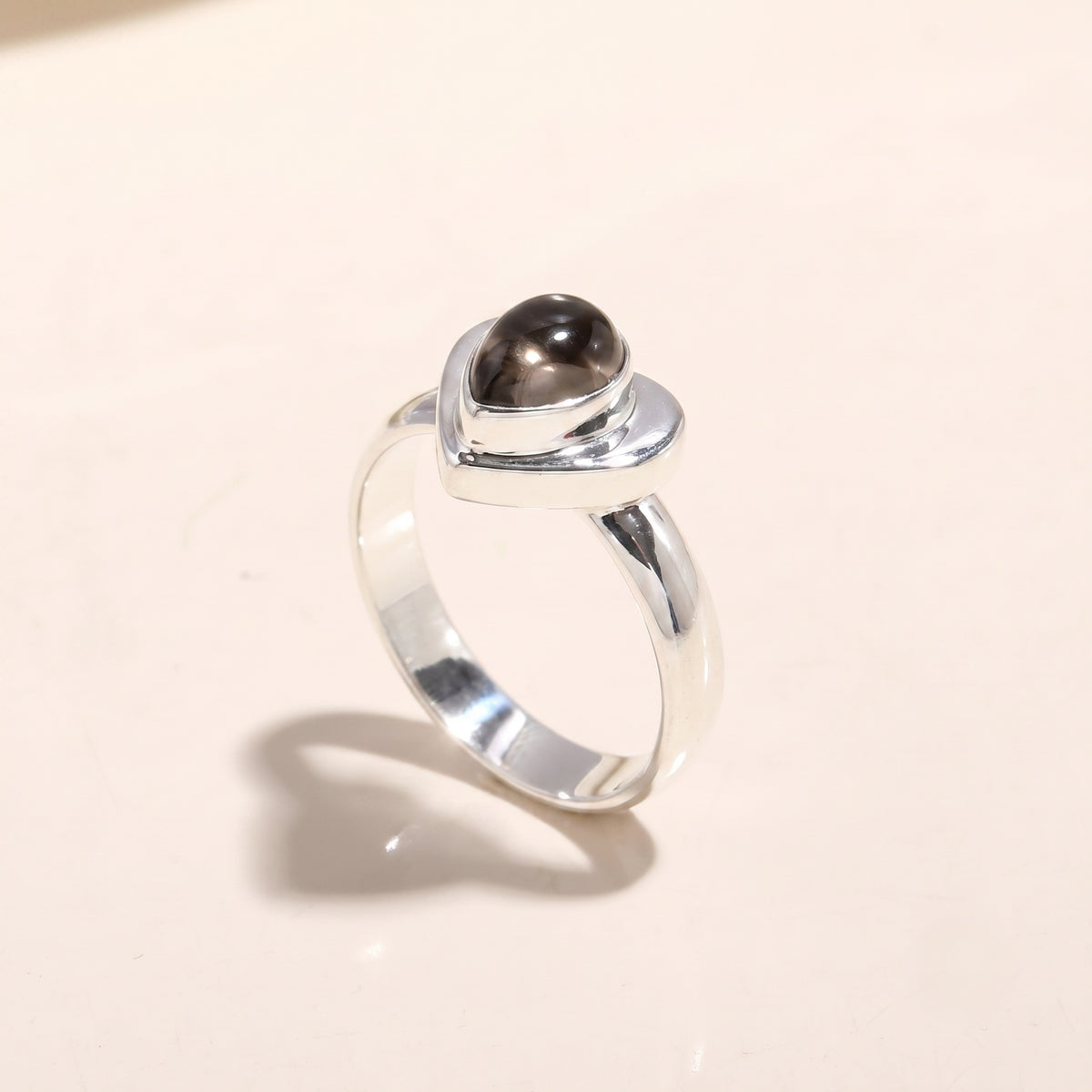 925 Sterling Silver Citrine Ring