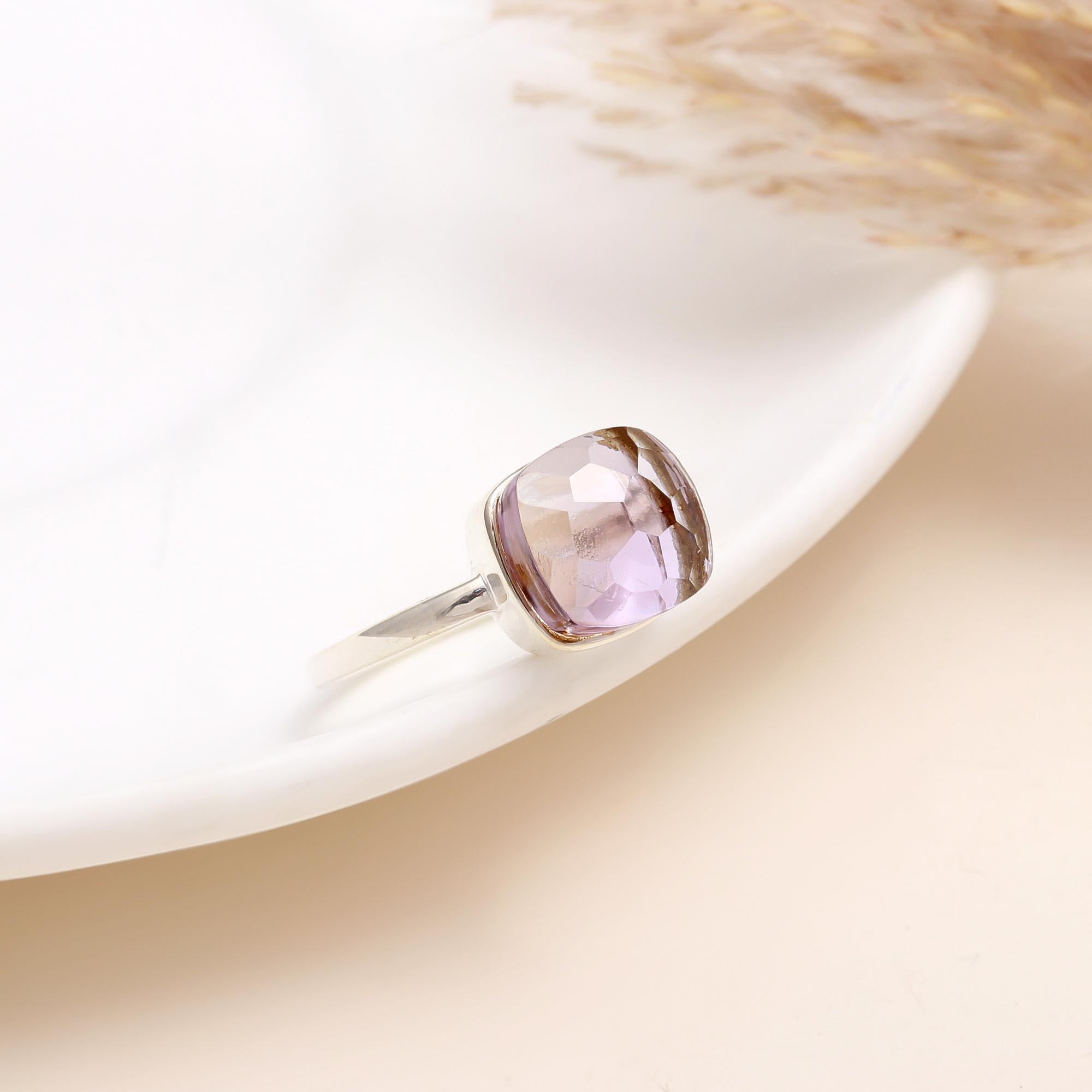 The Earth Tone: Smoky Quartz Bezel Ring