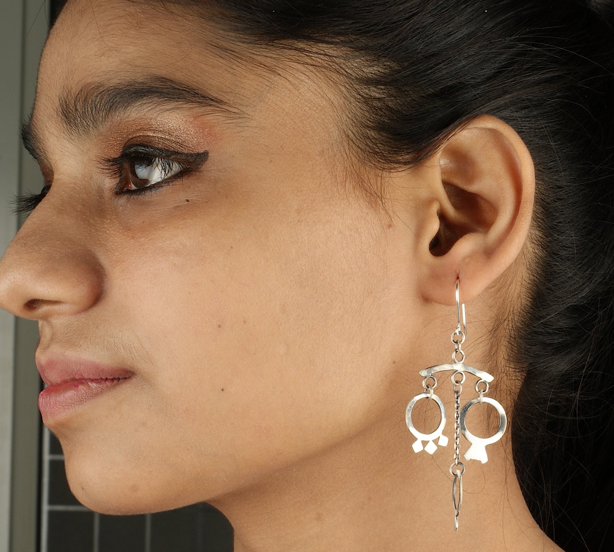 925 Sterling Silver Chandelier Earrings