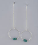 925 Sterling Silver Mexican Turquoise Dangle Earring