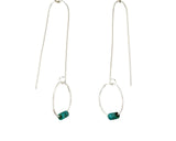 925 Sterling Silver Mexican Turquoise Dangle Earring