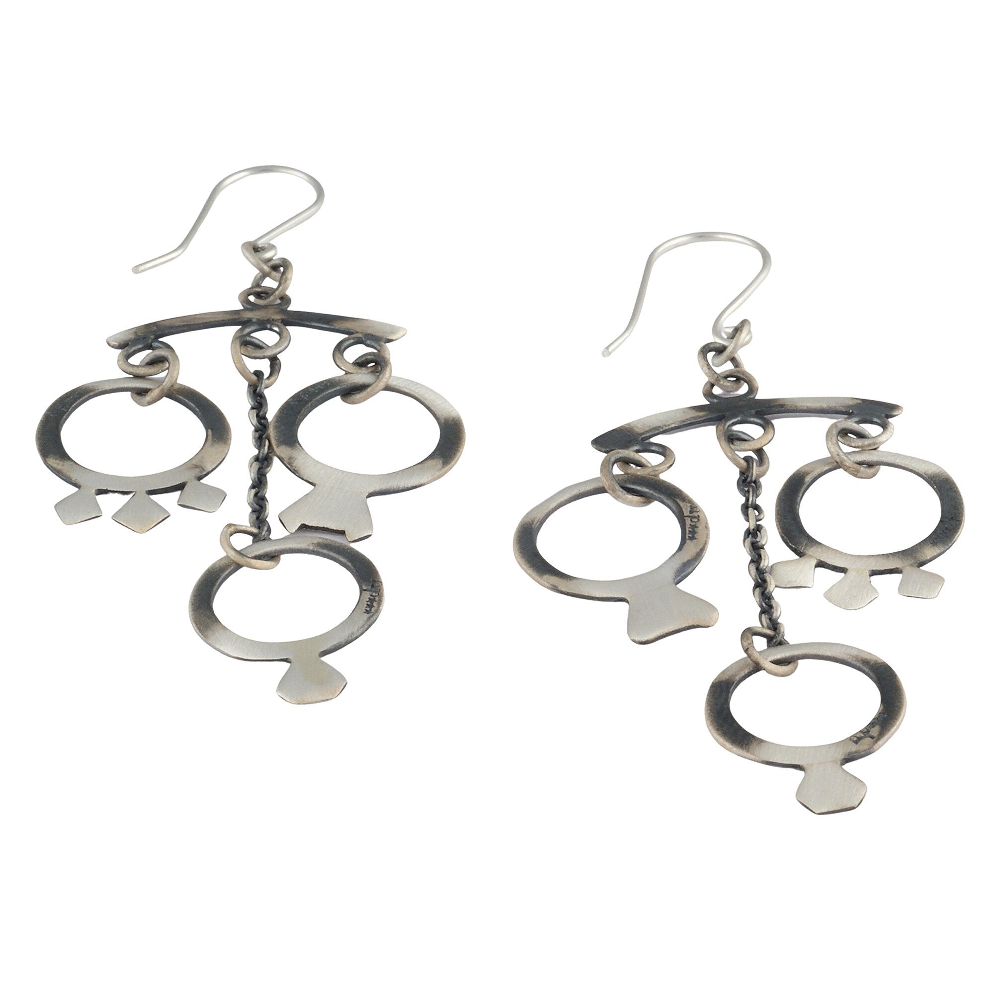 925 Sterling Silver Chandelier Earrings