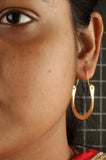 925 Sterling Silver Slight Hammered Texture Earring Earwire