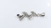 925 Sterling Silver Leaf Design Iolite Pandant