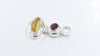 Citrine Faceted Garnet Gemstone 925 Sterling Silver Pendant