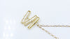 Designer Brass Necklace with Golden Biwa Pearl