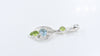 Aria Pendant Amethyst, Peridot & Sky Blue Topaz