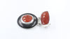 Ethnic Red Stone Silver Pendant